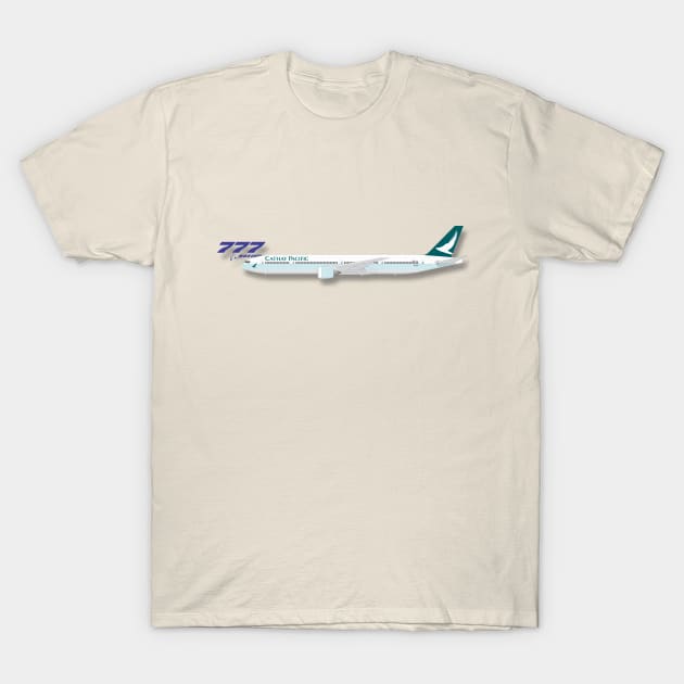 Cathay Airlines Boeing 777 T-Shirt by GregThompson